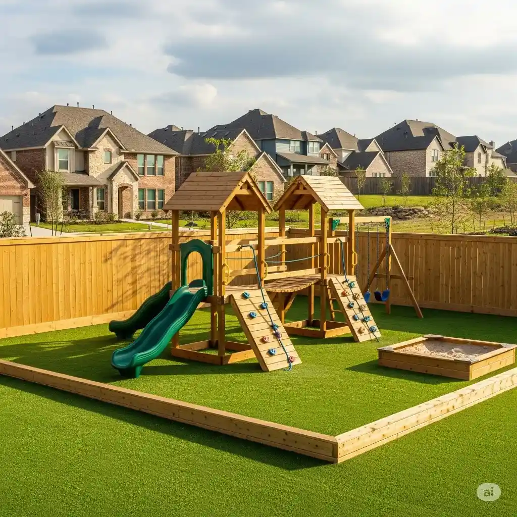All Services 5 playground turf installation texas tuff