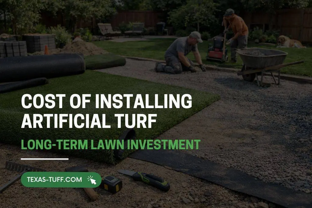 Cost-effective artificial turf installation for homeowners.