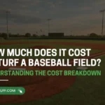 Artificial turf installation on baseball field.