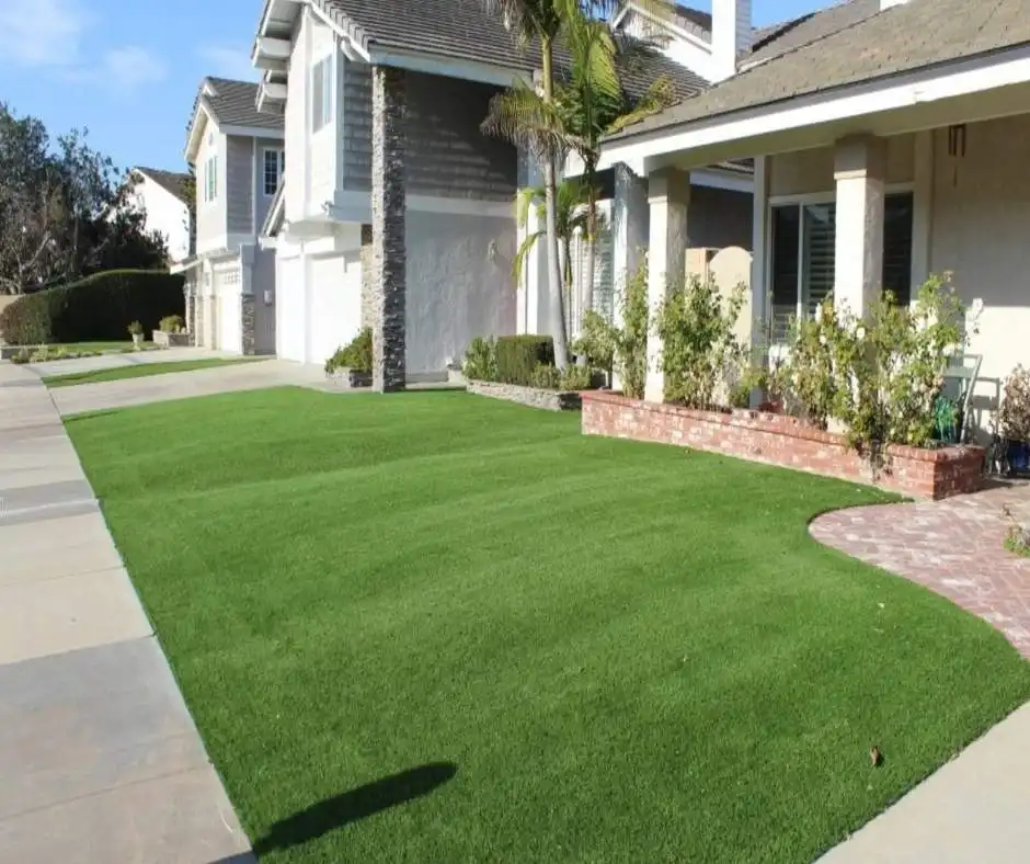Lawn turf installation for residential yard in Allen, TX