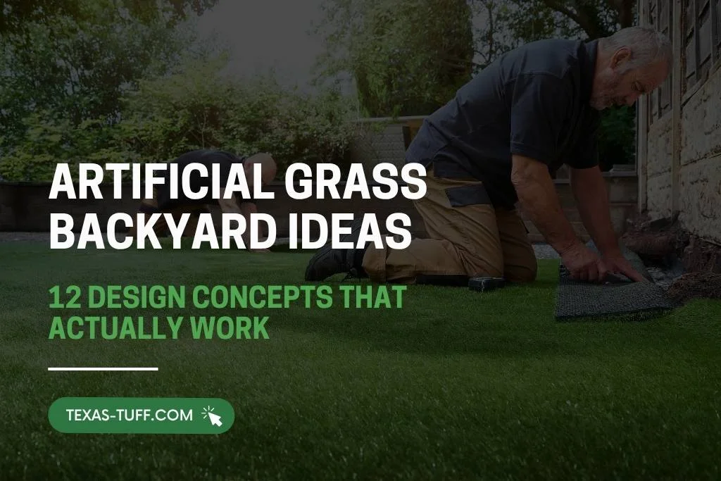 artificial grass backyard ideas