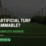 is artificial turf flammable