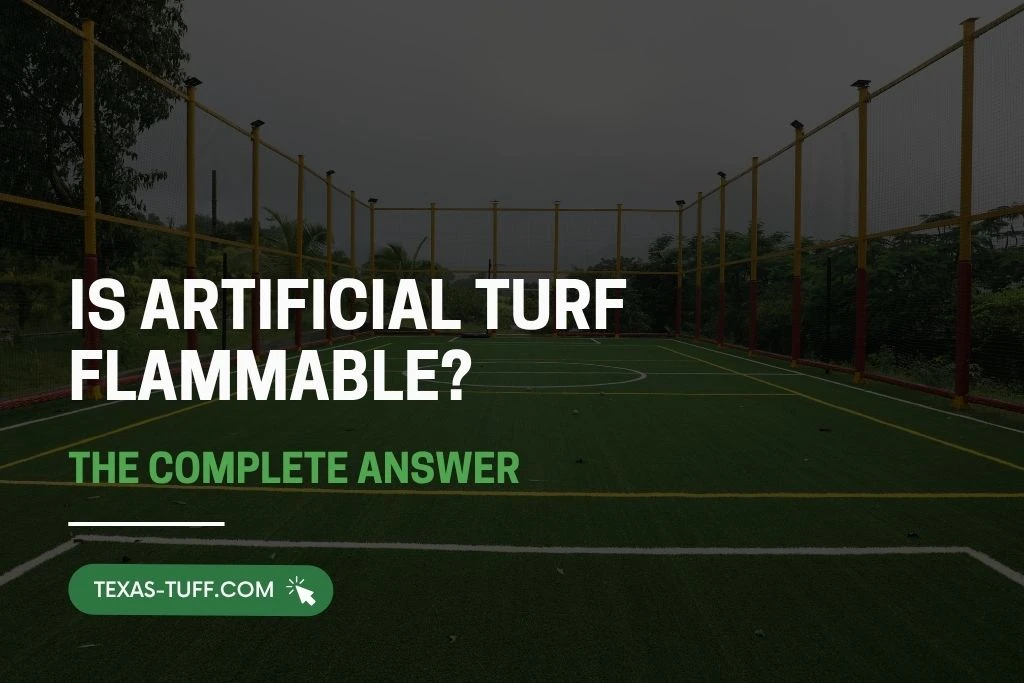 is artificial turf flammable