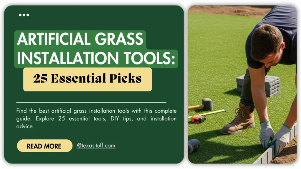 Artificial Grass Installation Tools