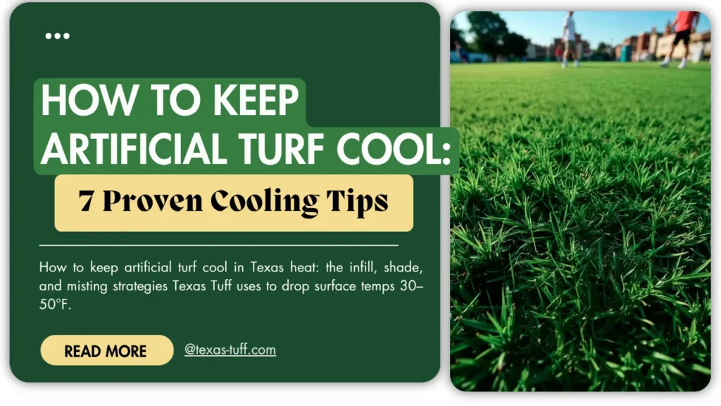 How To Keep Artificial Turf Cool