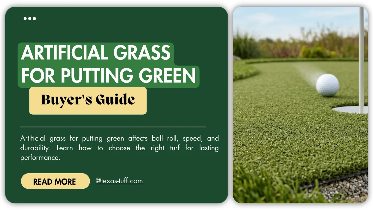 artificial grass for putting green