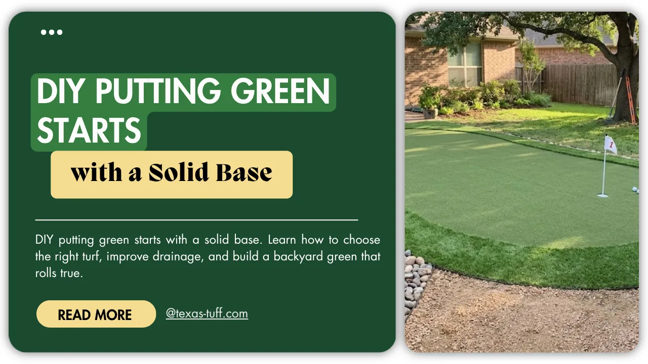 die putting green