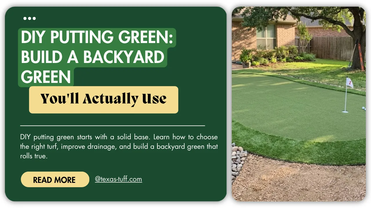 diy putting green