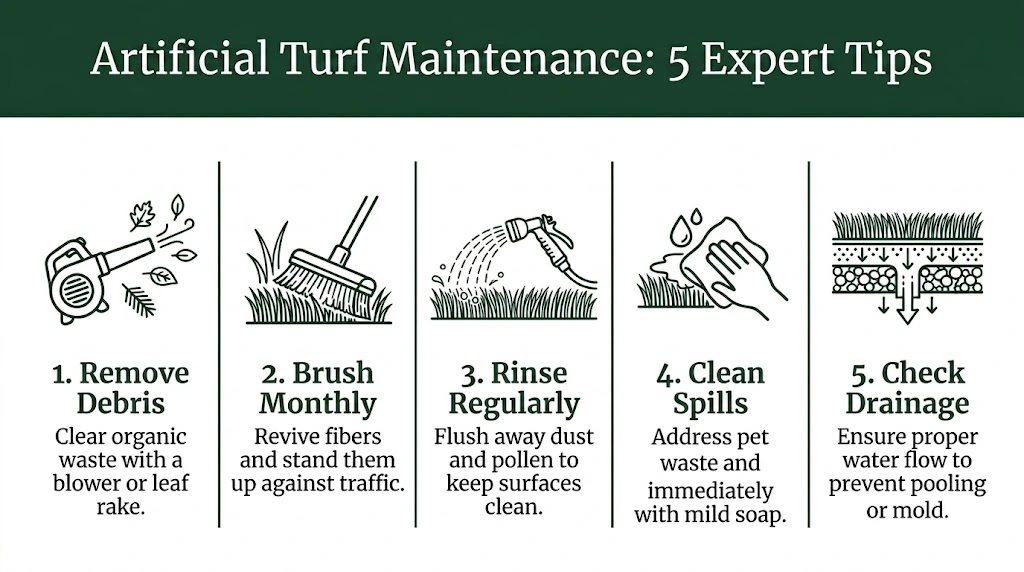 How To Maintain Artificial Turf: A Practical Maintenance Guide 1 how to maintain artificial turf 3