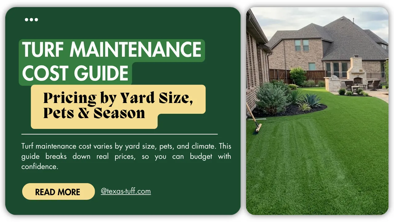 turf maintenance cost