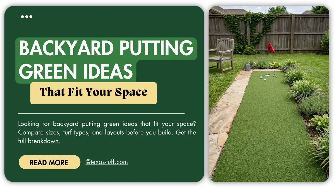 backyard putting green ideas