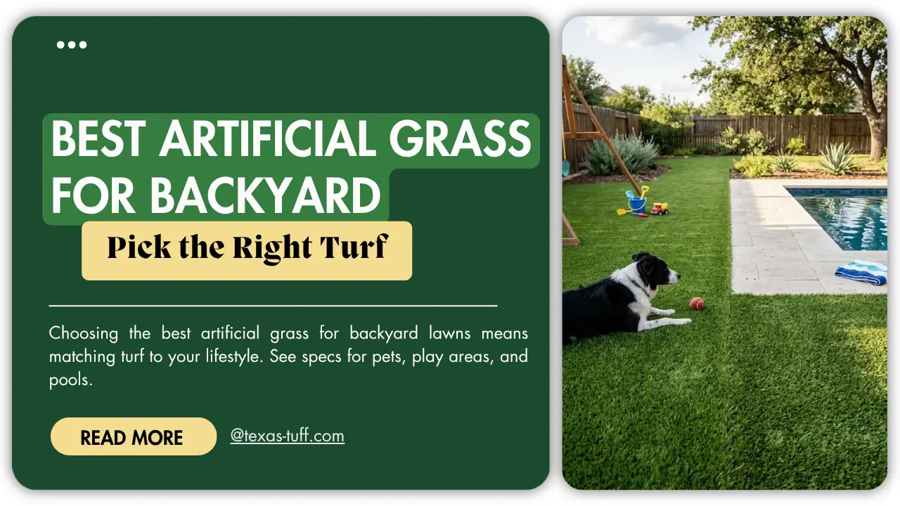 best artificial grass for backyard